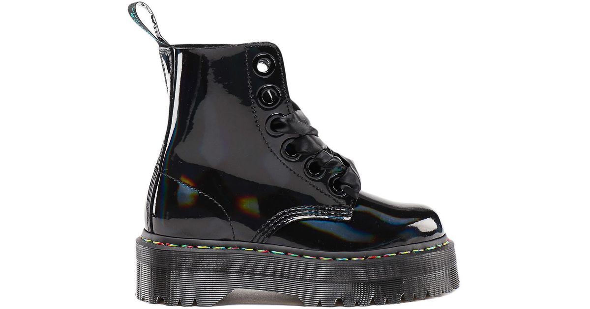 rainbow molly dr martens