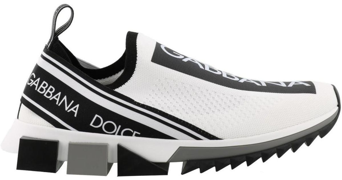 dolce & gabbana sorrento knit trainer sneakers