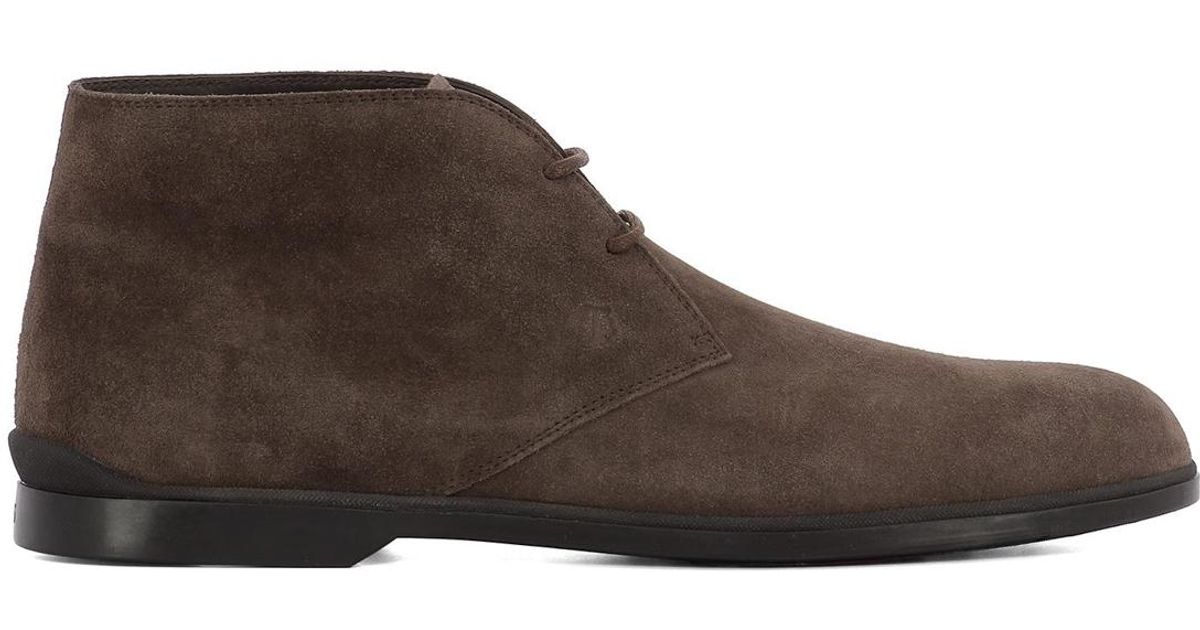 tods desert boots in suede