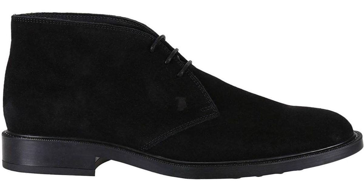 tods desert boots in suede