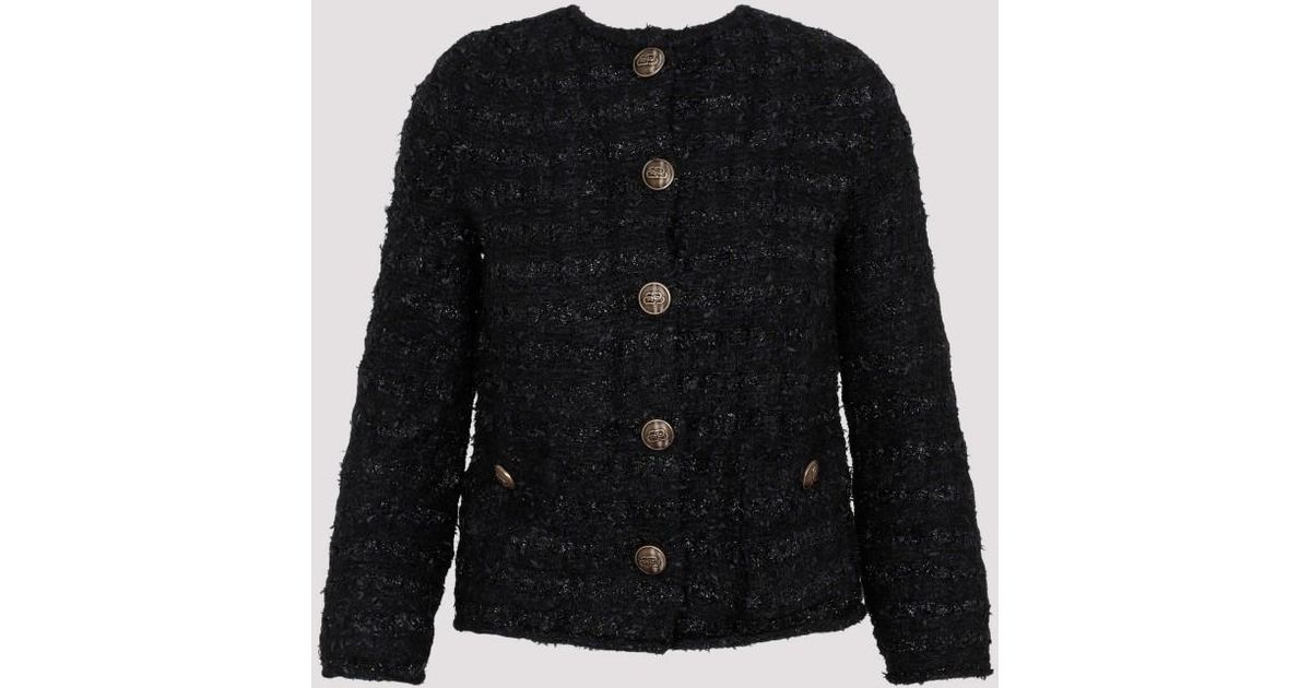 balenciaga tweed jacket