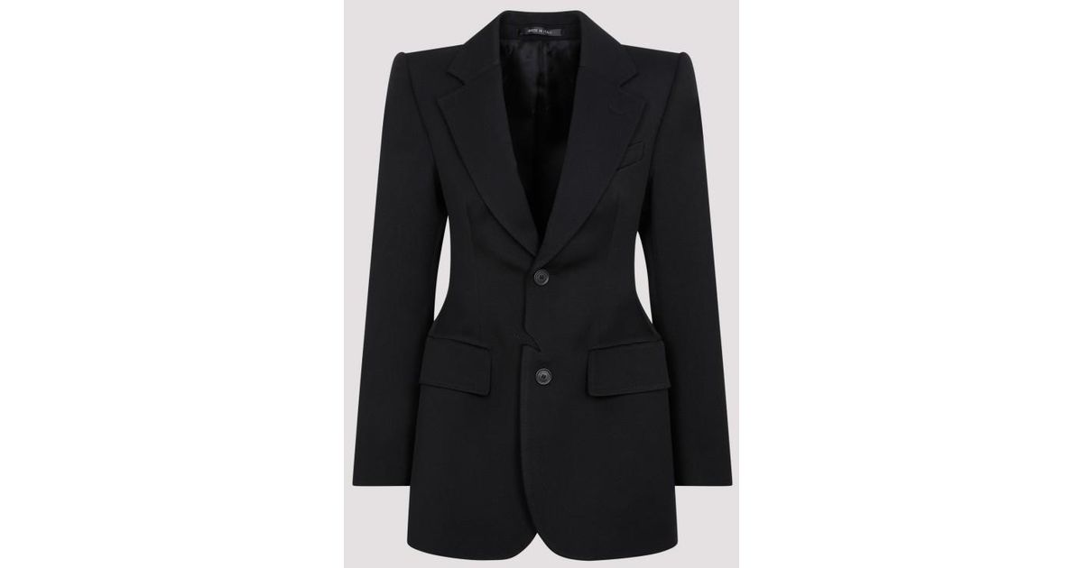 balenciaga hourglass jacket