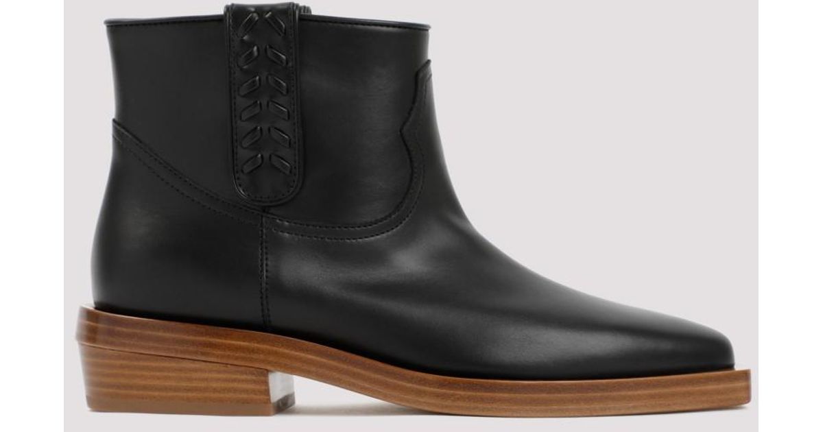 Gabriela Hearst Reza Bootie Shoes in Black | Lyst