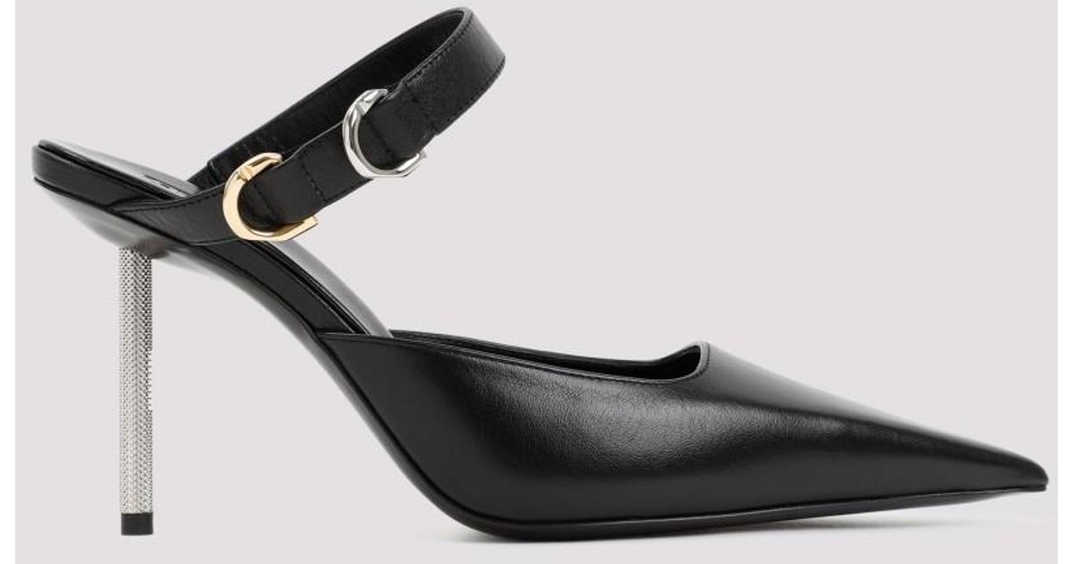 Givenchy Voyou Slingbacks In Leather Shoes in Black | Lyst