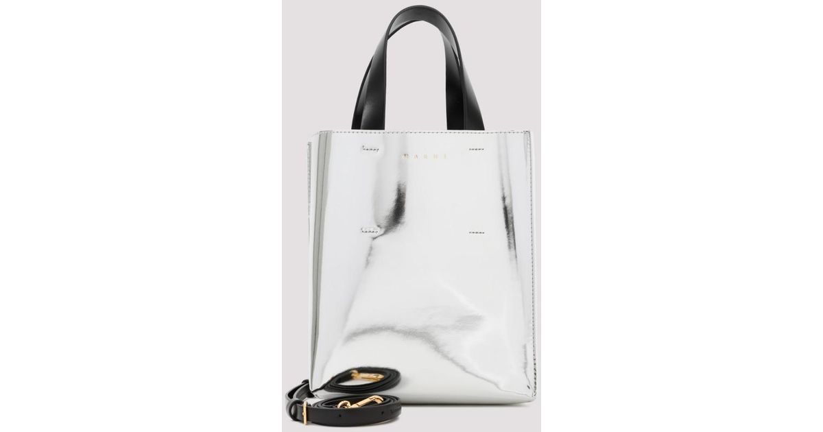 Marni Museo Bag Mini in White | Lyst