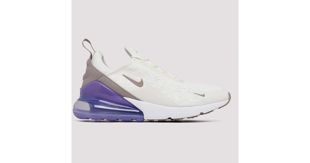 nike 270 white and purple