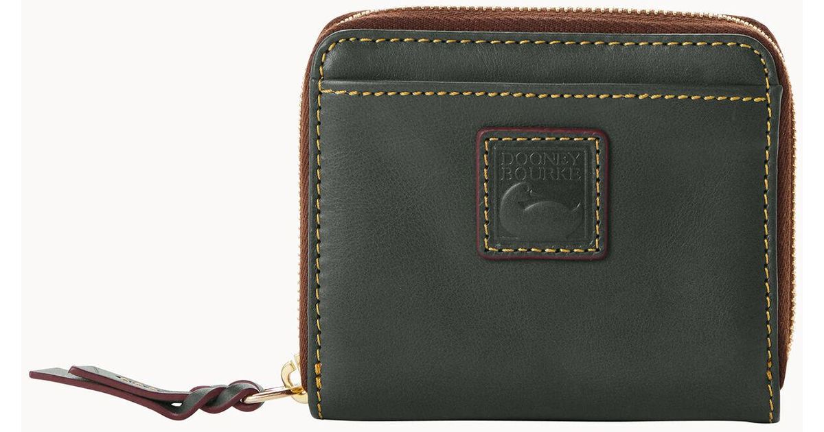 Dooney & Bourke Florentine Small Zip Around Wallet in Green Lyst