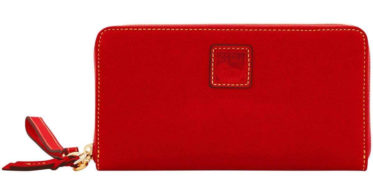 florentine large zip around wristlet