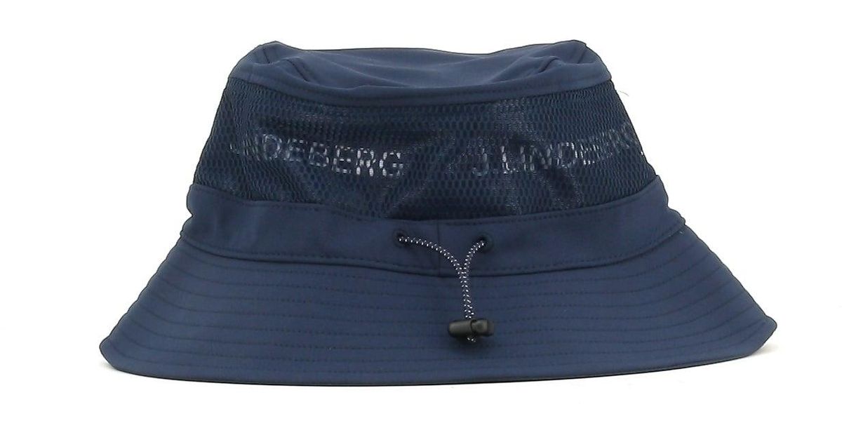 J.Lindeberg Synthetic Bucket Hat in Blue for Men Lyst