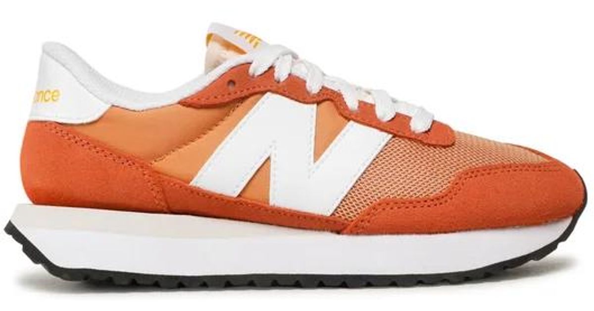 New Balance Suede 237 in Orange Save 3 Lyst UK