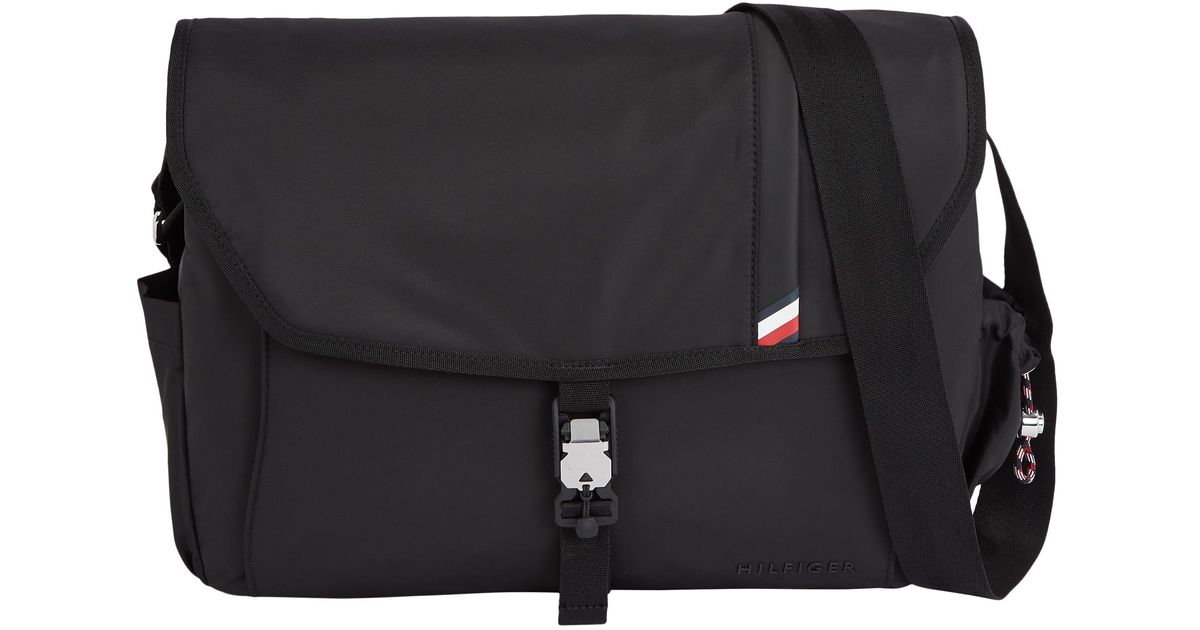 Tommy Hilfiger Synthetik Messenger Bag TECH ESSENTIAL MESSENGER, mit