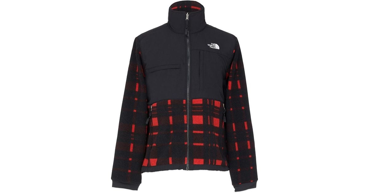 tnf red holiday 2 plaid print