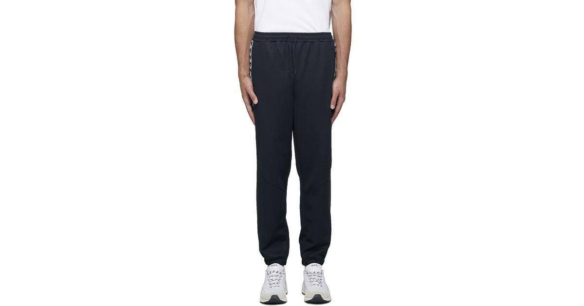 Fred Perry Panelled Taped Track Pants in Blue for Men | Lyst