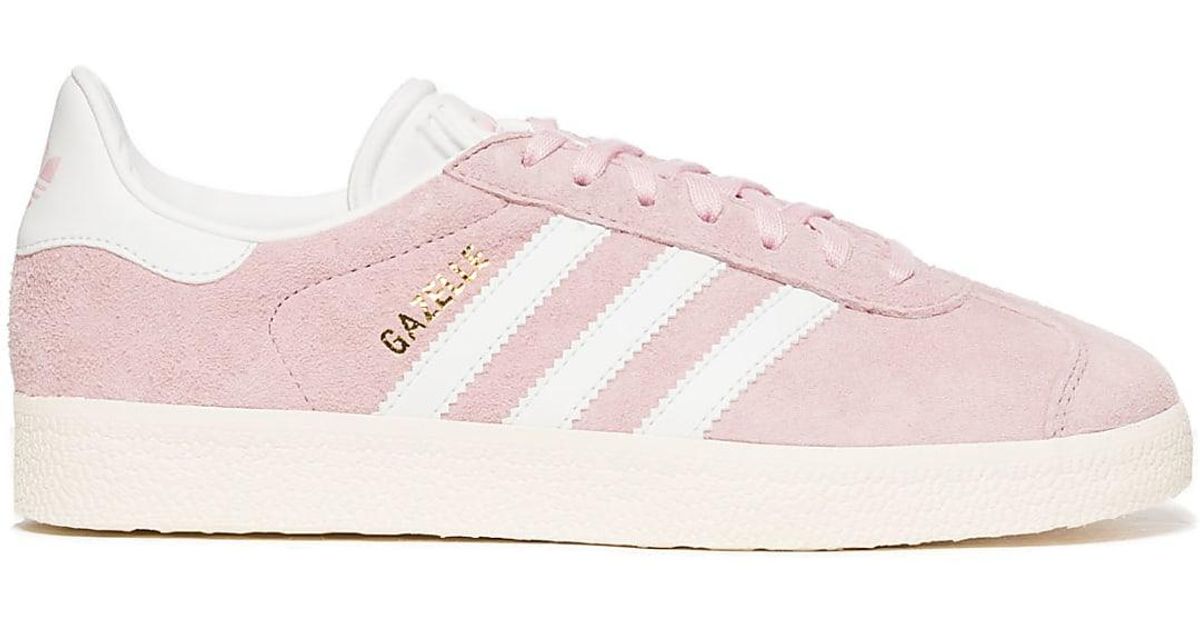 adidas Originals Suede Gazelle in Pink/White (Pink) | Lyst