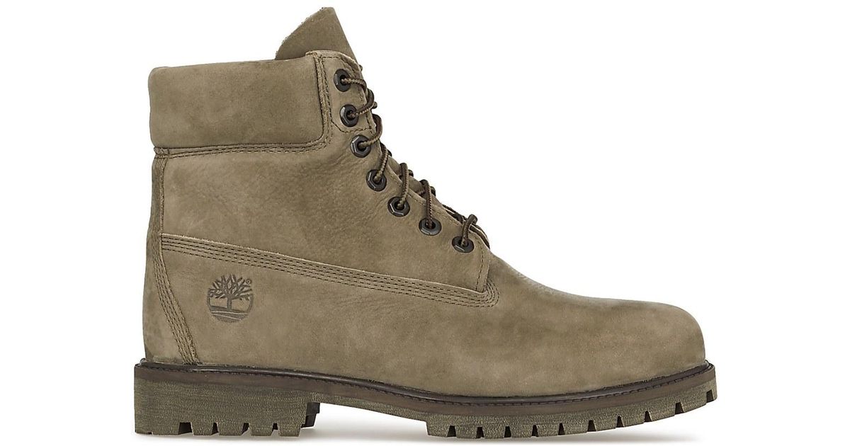 Timberland Heritage 6 Inch Boots in Green for Men | Lyst