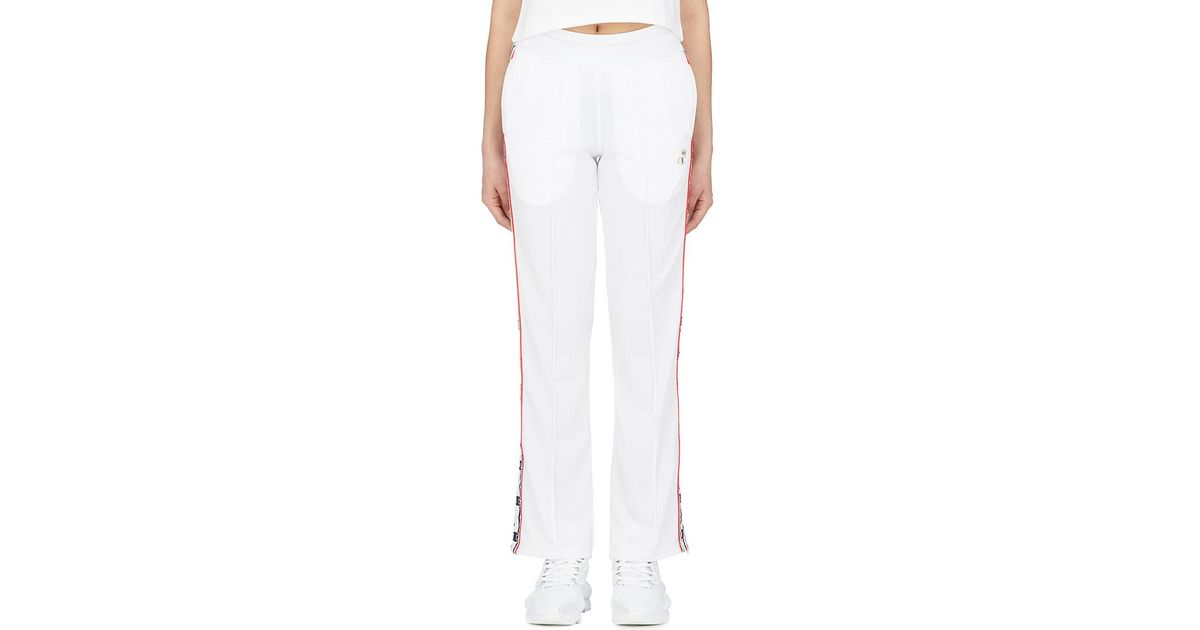 white champion track pants