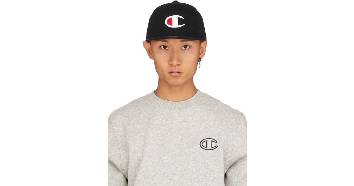 black champion hat