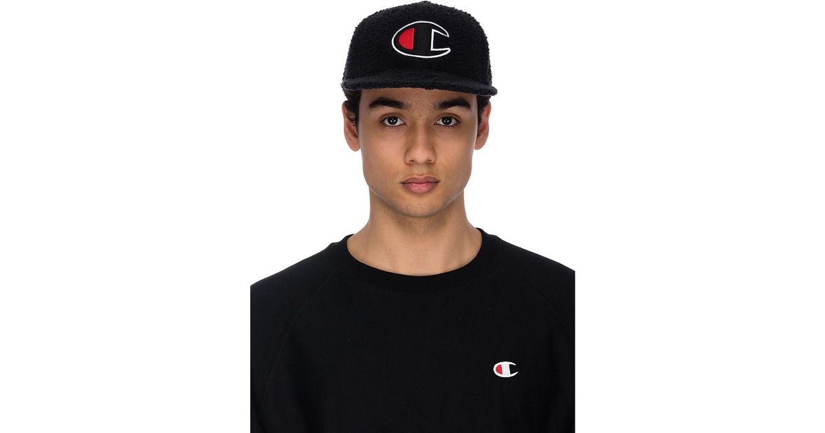 Champion Sherpa Baseball Hat in Black 