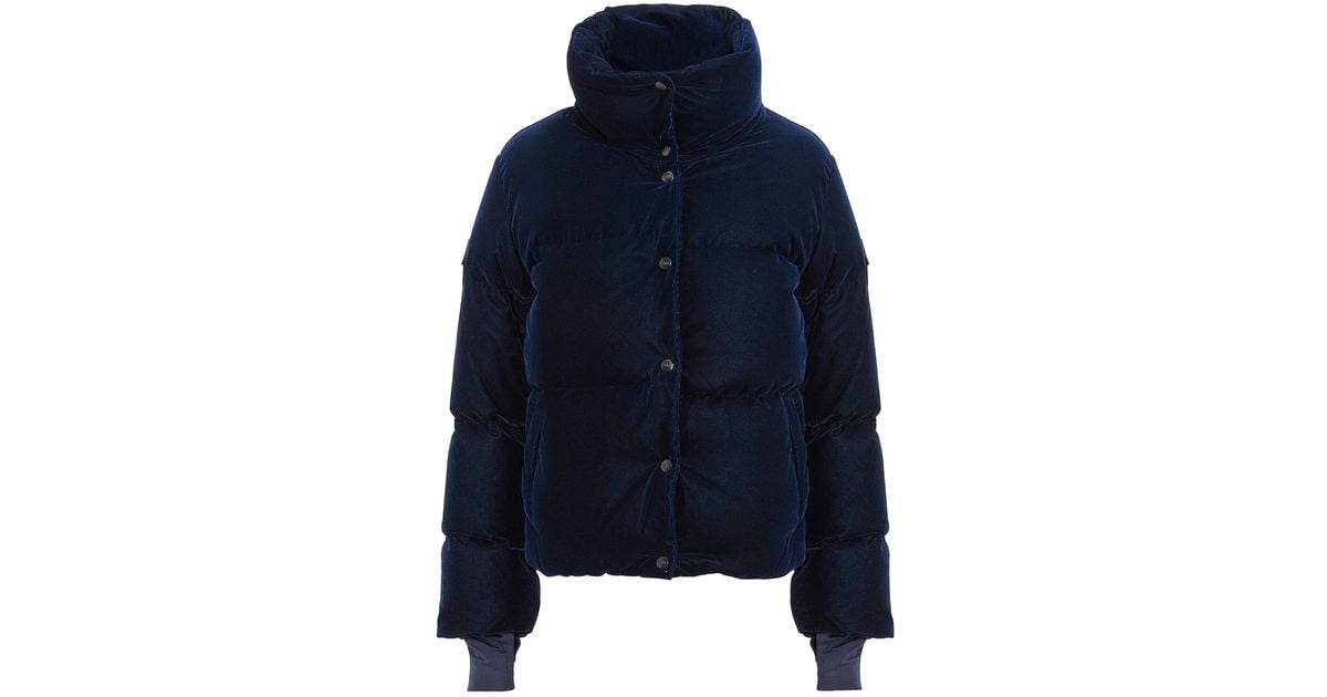 sophia velvet puffer