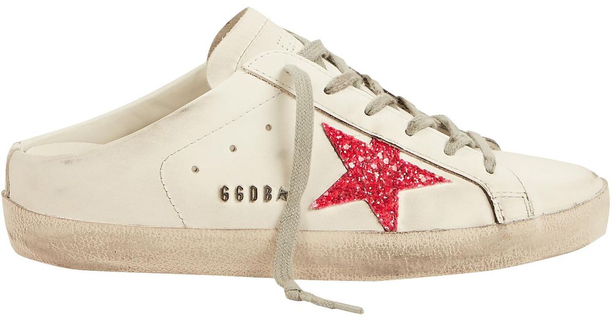 Golden Goose Leather Superstar Sabot Slip-on Sneaker in White | Lyst Canada