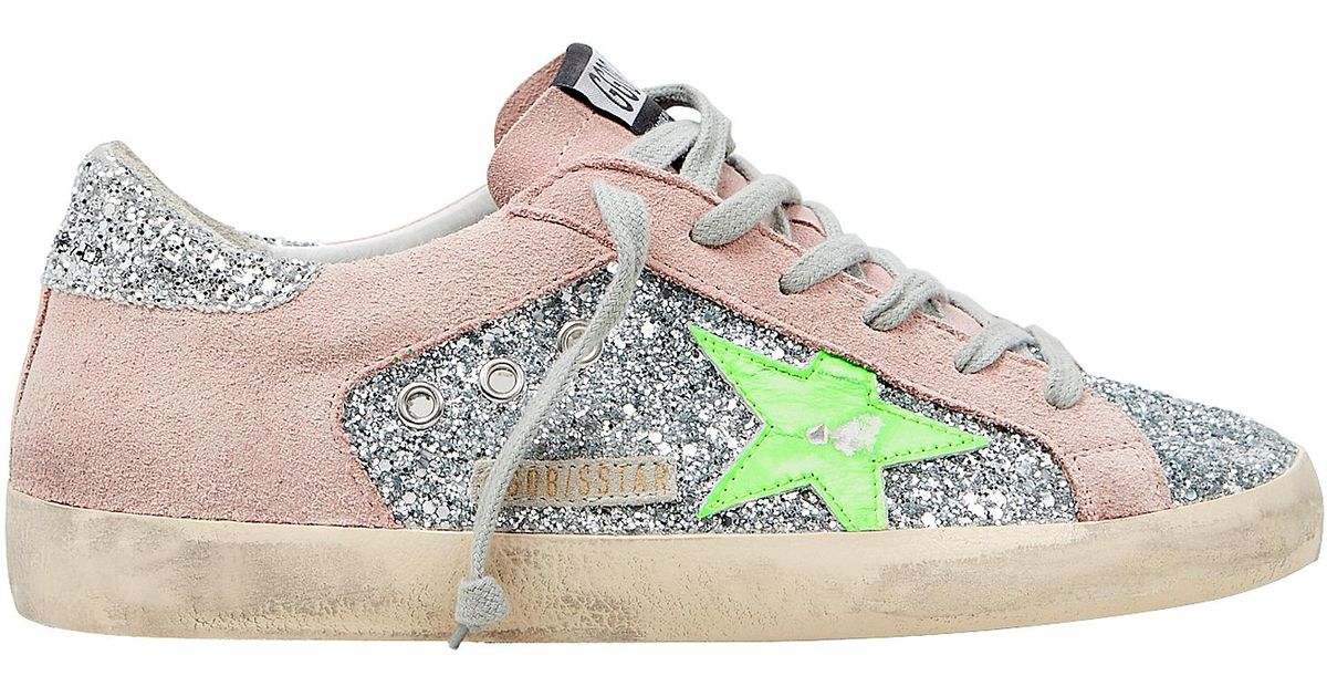 neon yellow golden goose