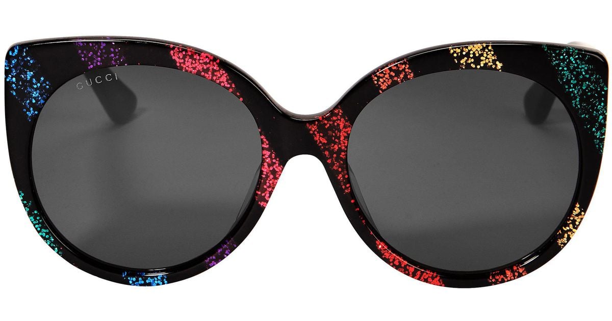 gucci rainbow cat eye sunglasses 