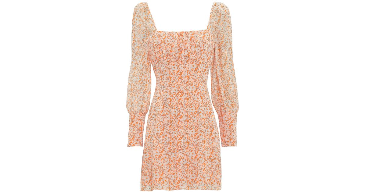 the east order peaches mini dress