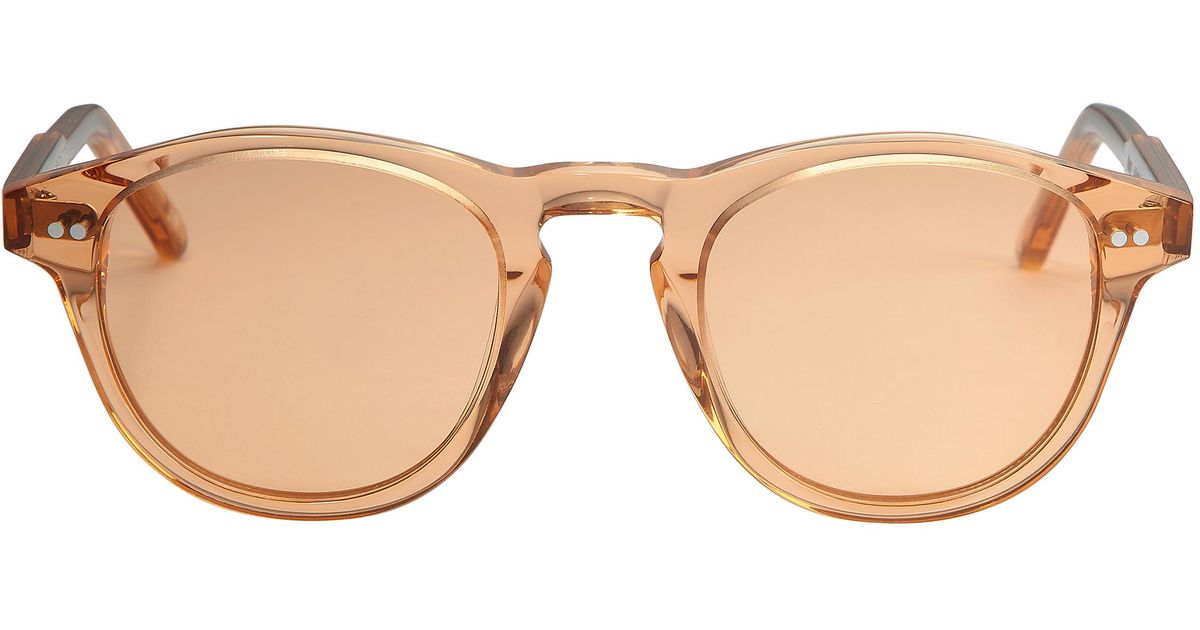 clear orange sunglasses