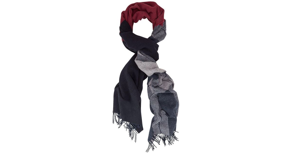 rag & bone mixed check scarf
