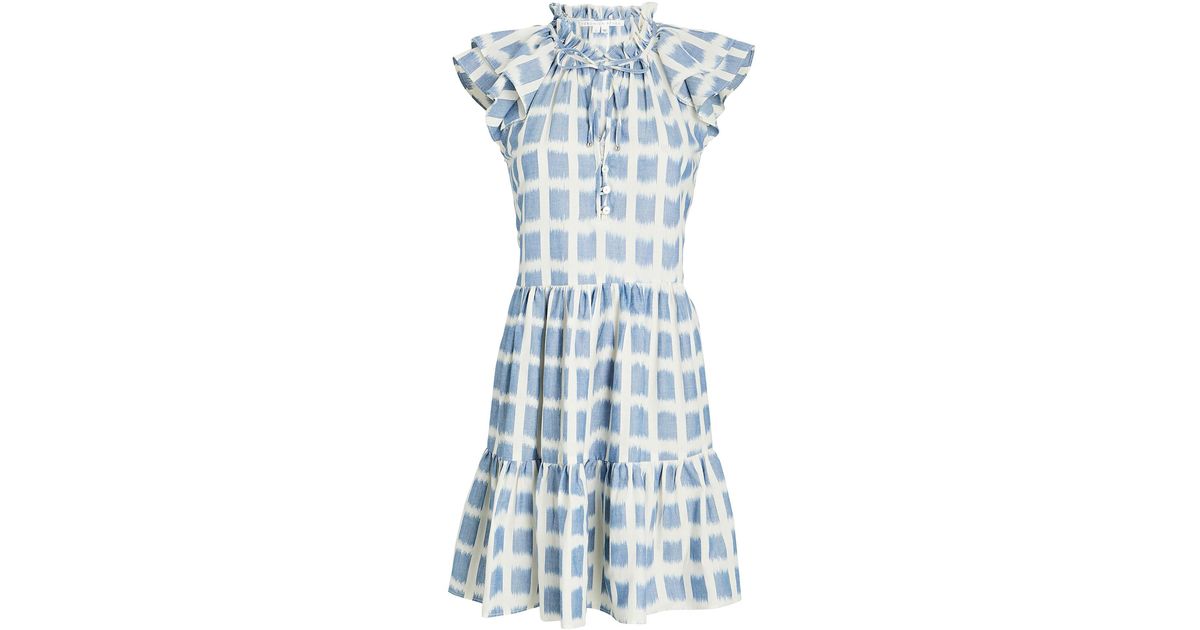 Veronica Beard Zee Tiered Mini Dress in 