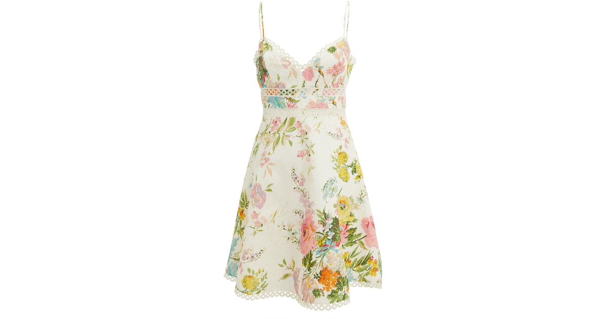 zimmermann green floral dress