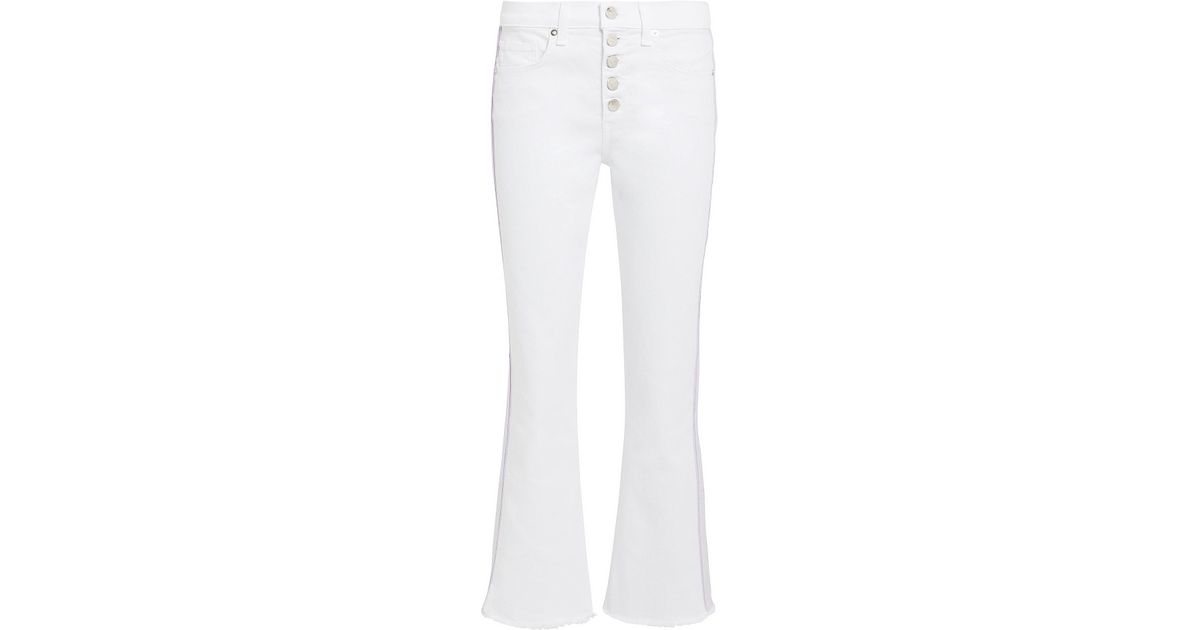 veronica beard white jeans