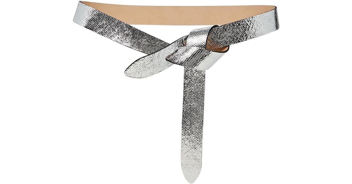 isabel marant lecce leather belt