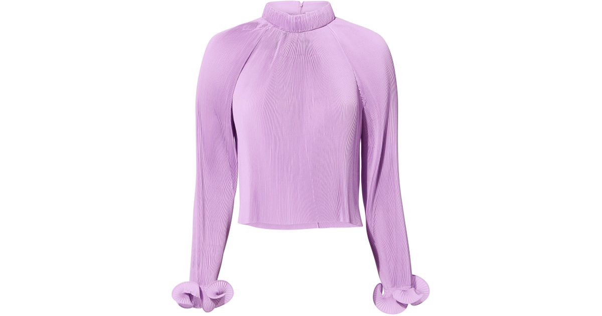 tibi purple top