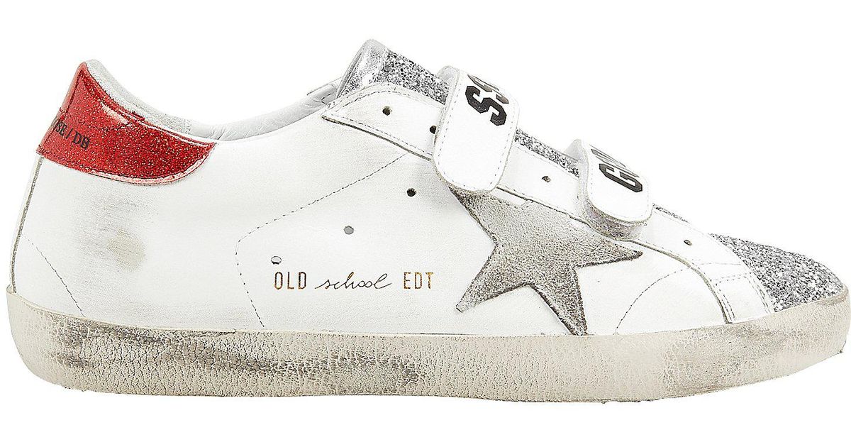Golden Goose Deluxe Brand Suede Superstar Old School Glitter Lowtop