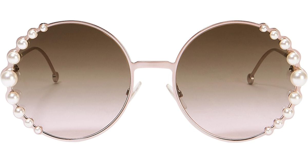fendi sunglasses with pearls