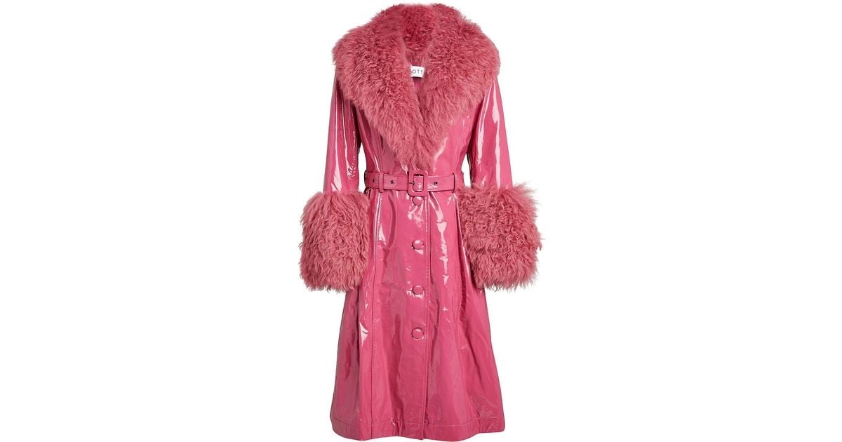 Saks potts pink coat discount