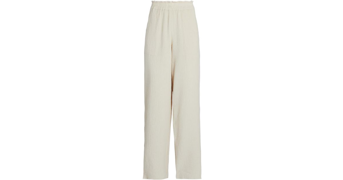 Rails Leon Cotton Gauze Pants in Natural | Lyst