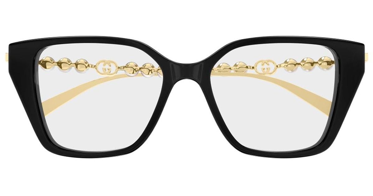 Lineas Gucci Gucci Gg1969O Linea Emblem Eyeglasses in Brown | Lyst