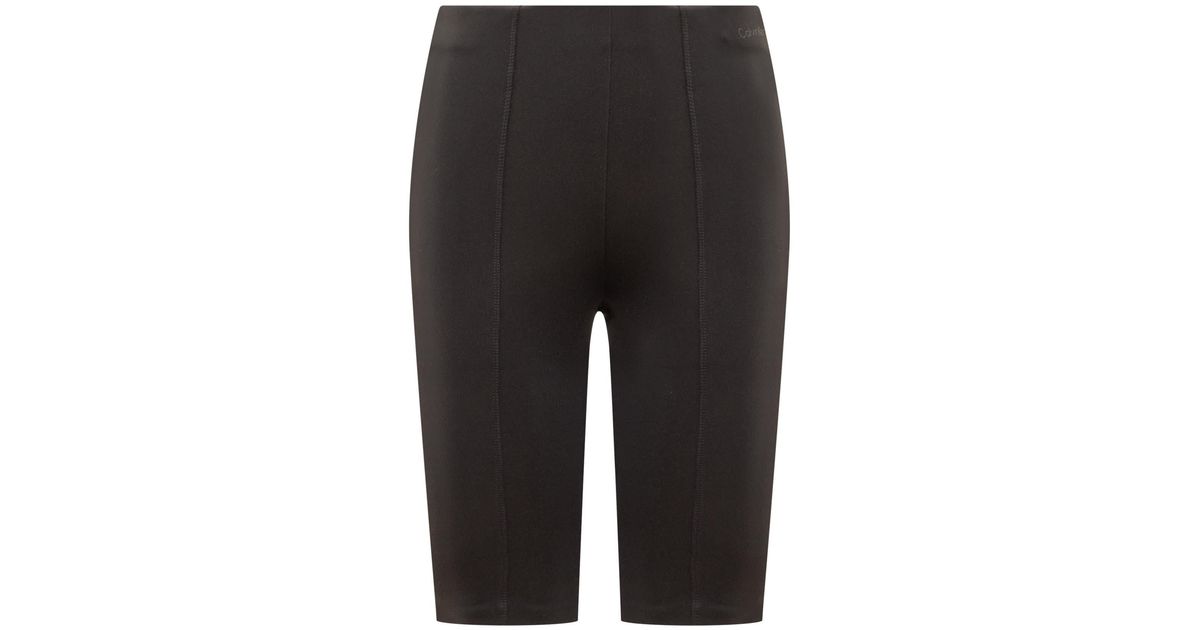 Calvin Klein Technical Bike Shorts in Black | Lyst