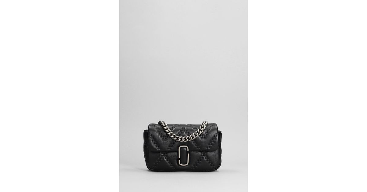 Marc Jacobs The Mini Shoulder Bag In Black Leather | Lyst