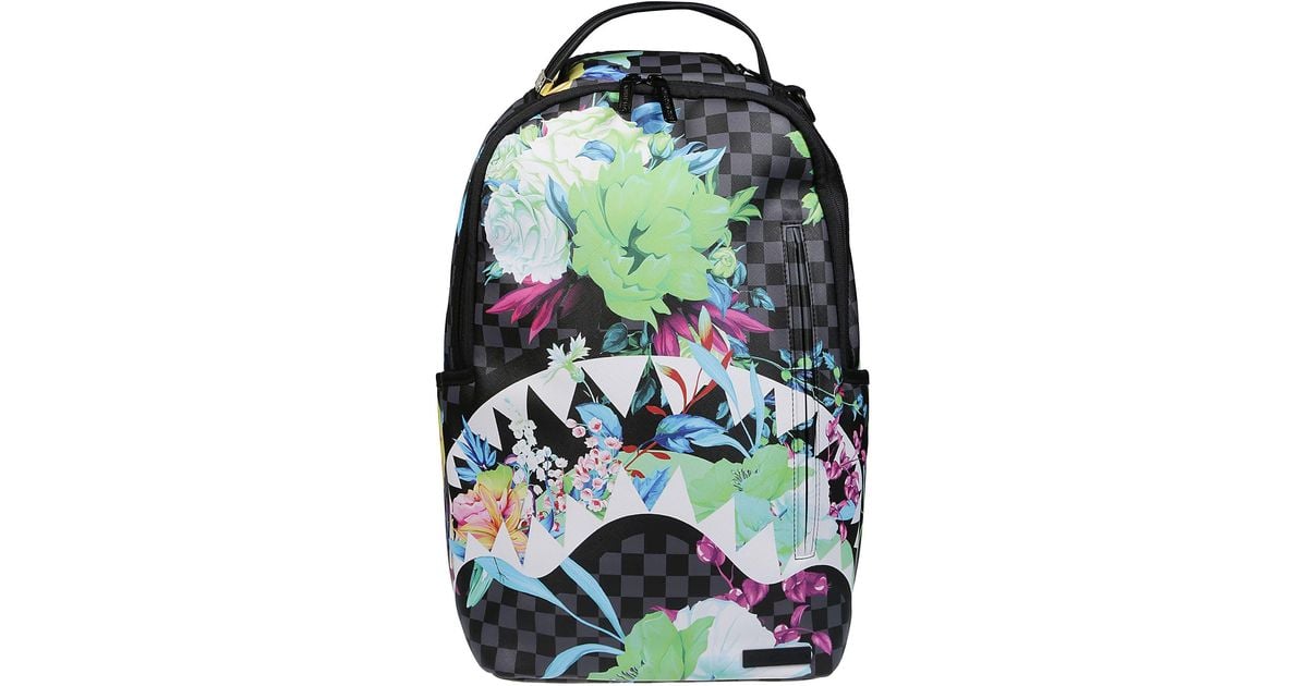Sprayground Neon Floral Backpack in Green Lyst