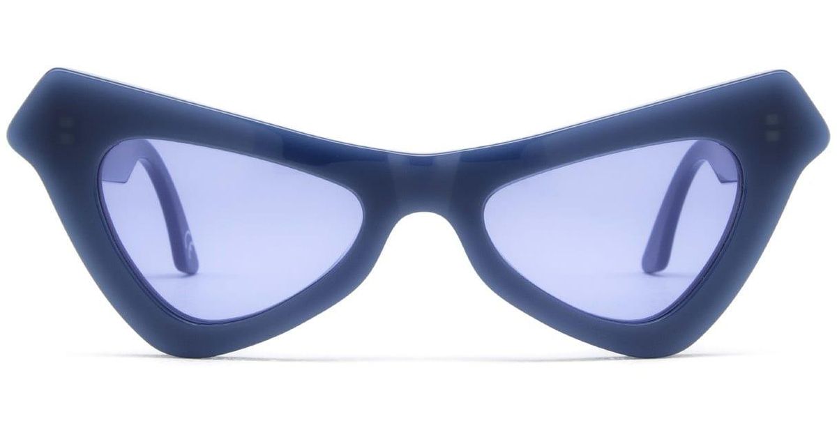 Marni Fairy Pools Sunglasses in Blue | Lyst