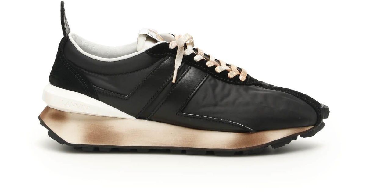 Lanvin Bumper Sneakers in Black for Men | Lyst