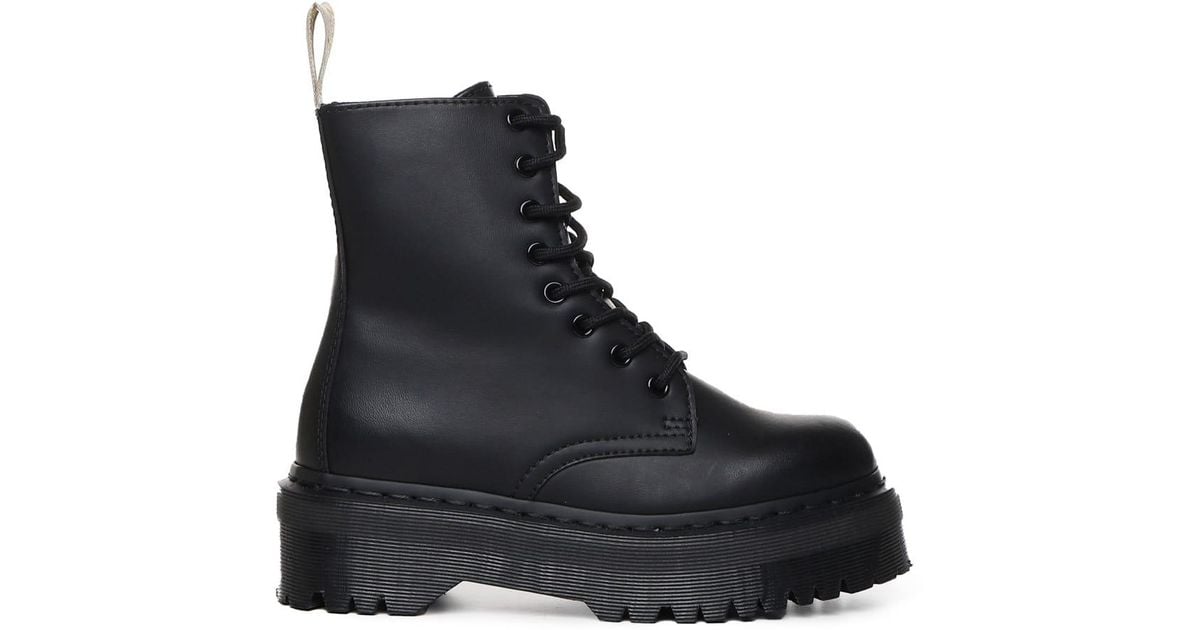 Dr. Martens Jason Ii Mono Vegan Platform Boots in Black Lyst UK