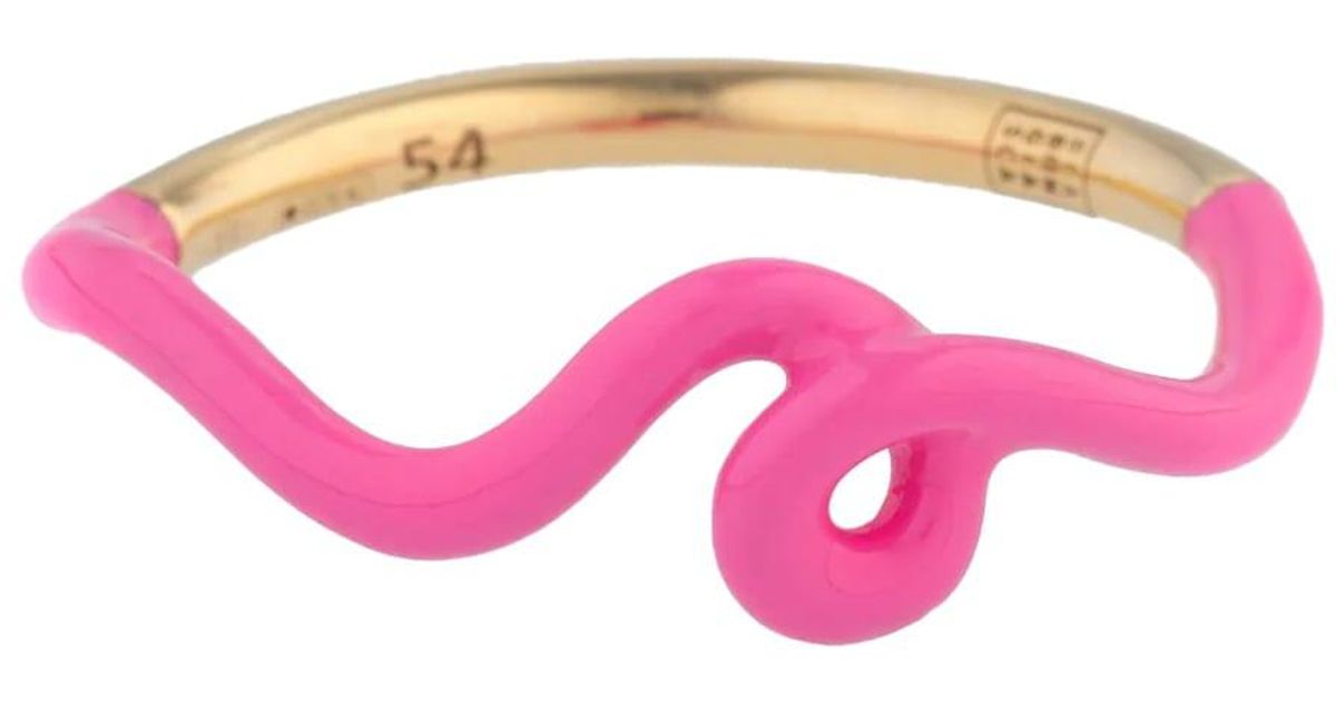 Bea Bongiasca Pink Wave Stacking Ring Lyst