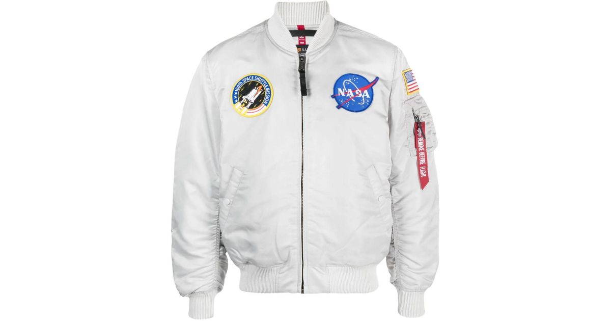Nasa bomber white store