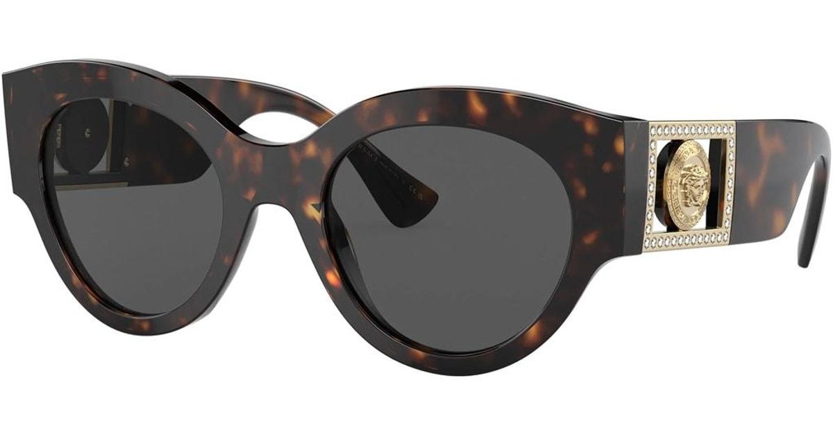 Versace Eyewear Ve4438b 108/87 Sunglasses in Black | Lyst