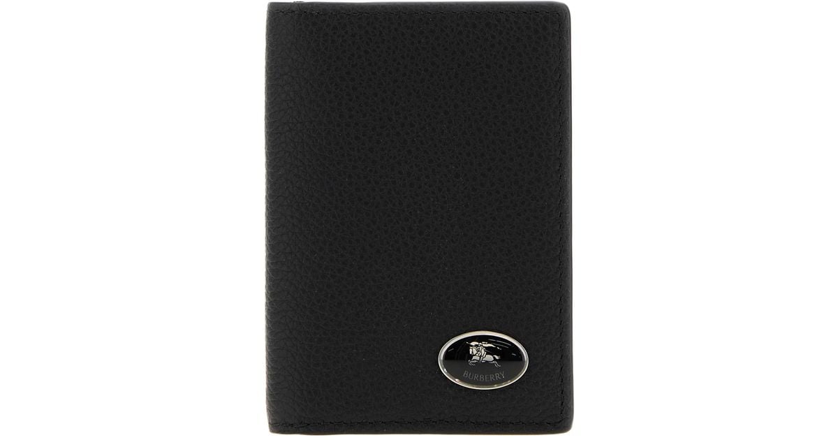 Burberry Burberry Flint Card Case in Black for Men | Lyst