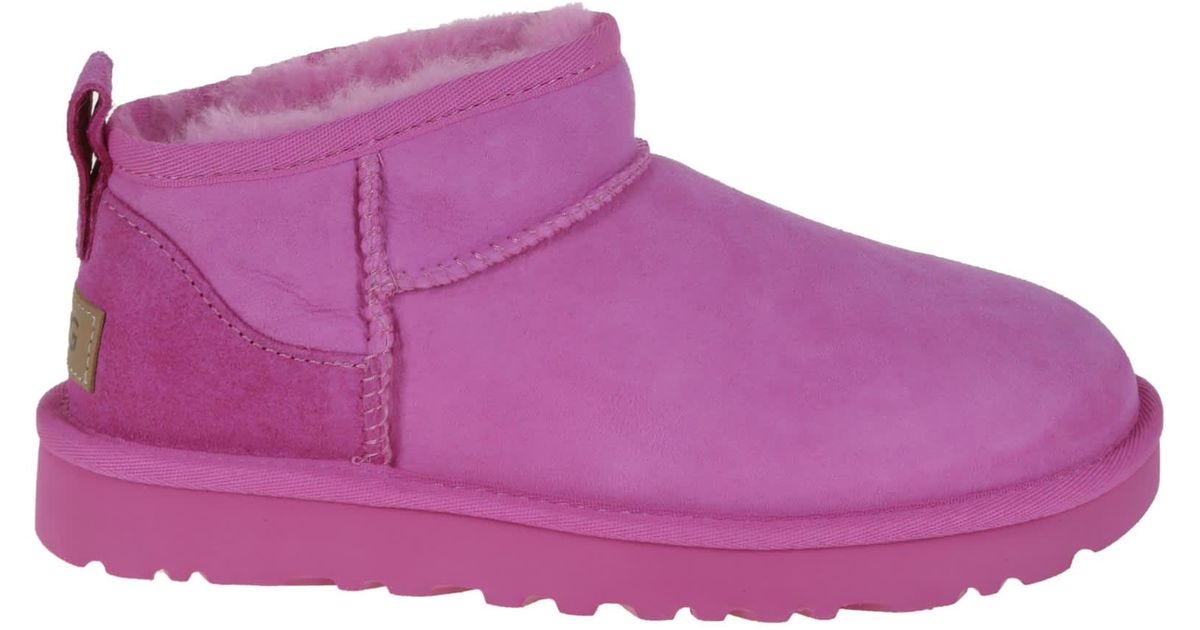 UGG Classic Ultra Mini Carnation in Purple Lyst
